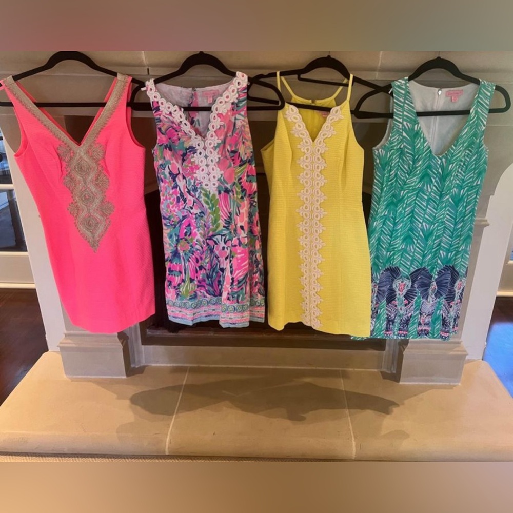 Lilly Pulitzer Dresses,
Size 00, Lot of 4, $150
